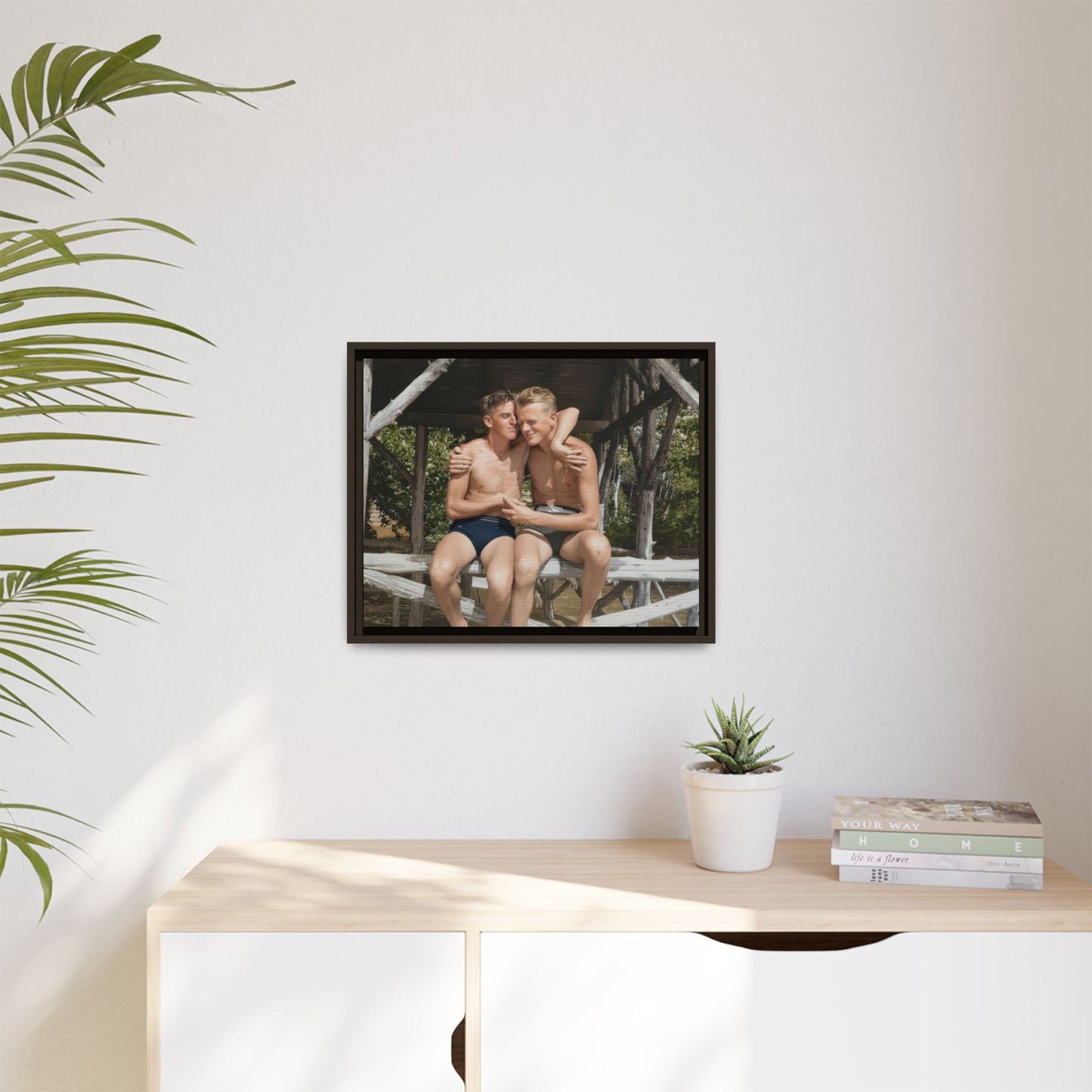 nager 011 | Framed Vintage Photo - Matte Canvas