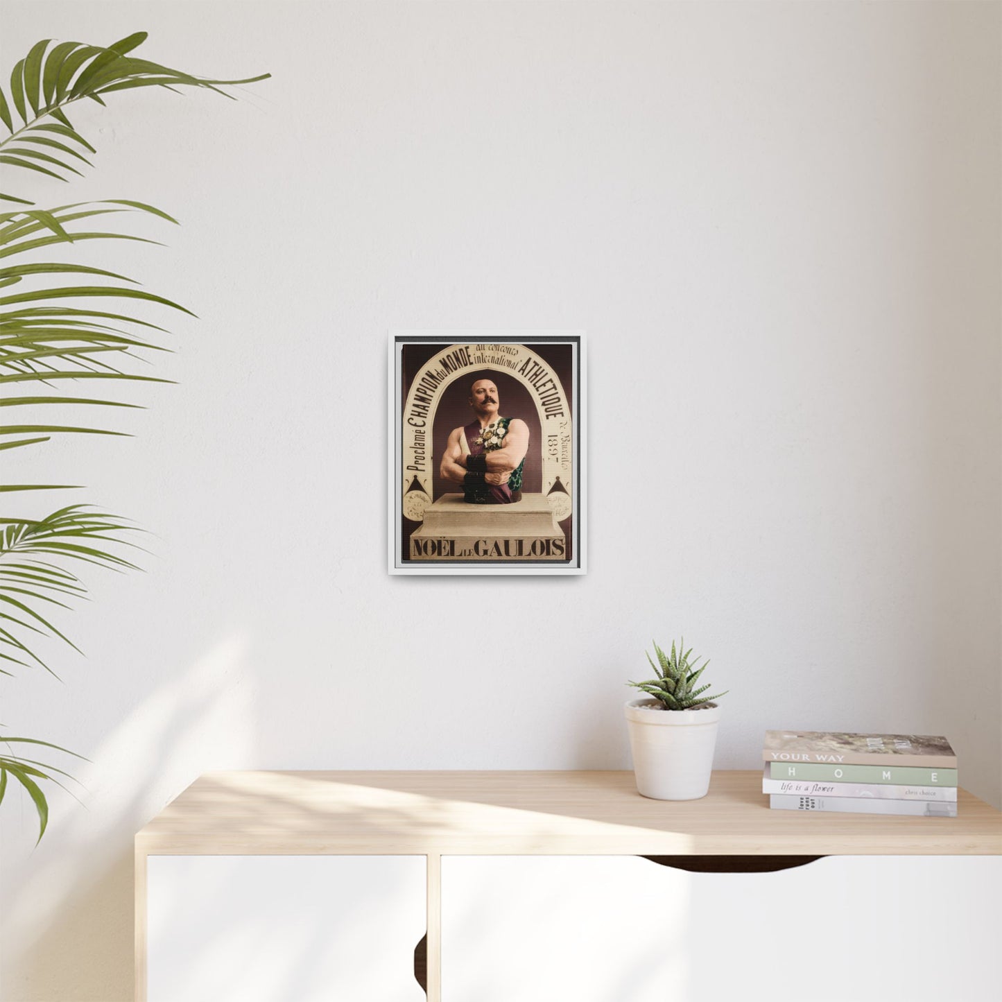 athlétisme 045 | Framed Vintage Photo - Matte Canvas