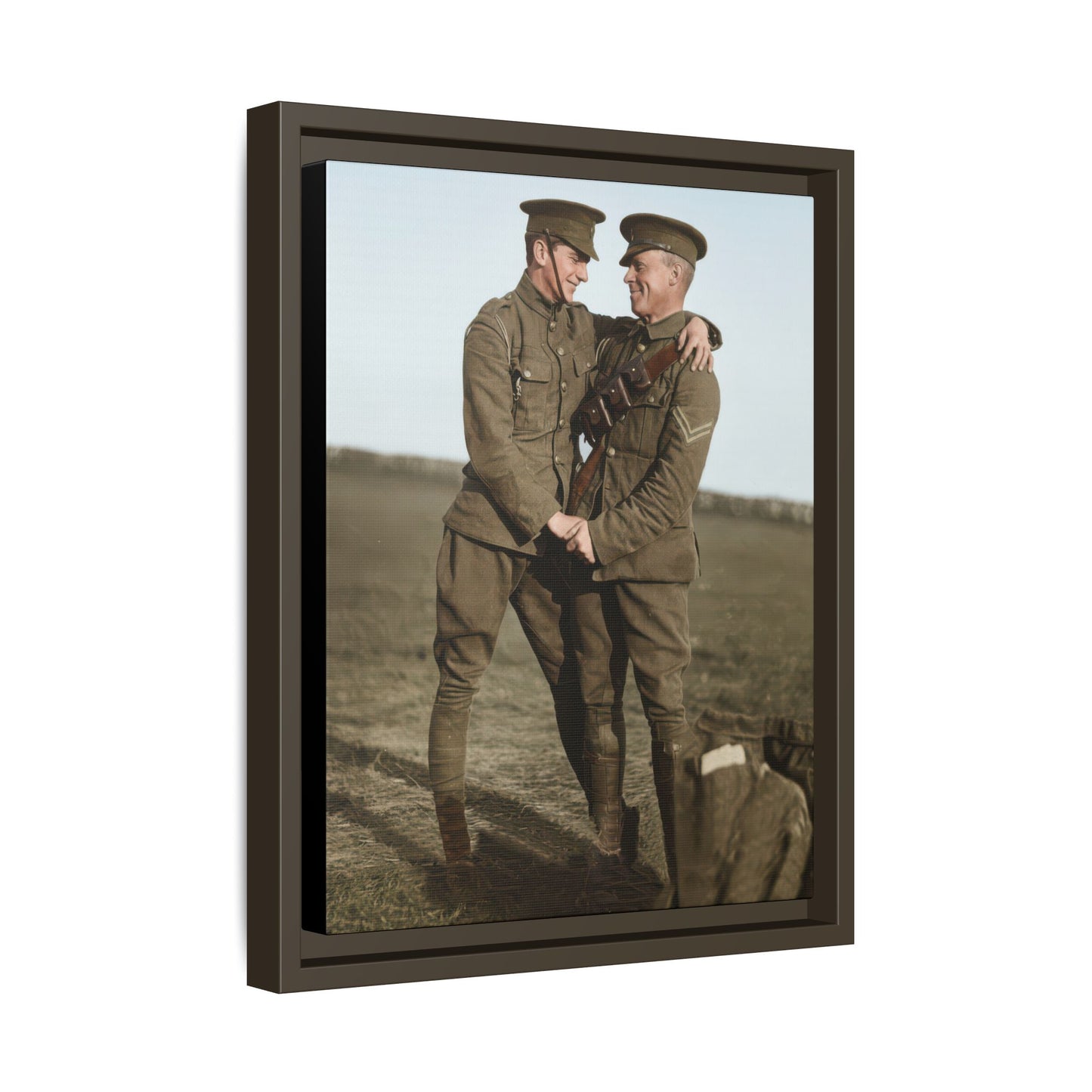 paire 021 | Framed Vintage Photo - Matte Canvas