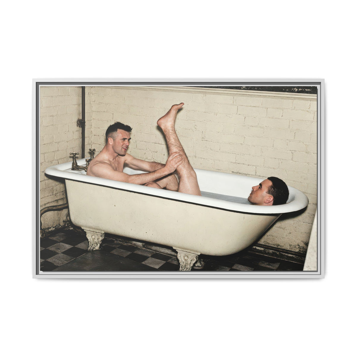 paire 162 | Framed Vintage Photo - Matte Canvas