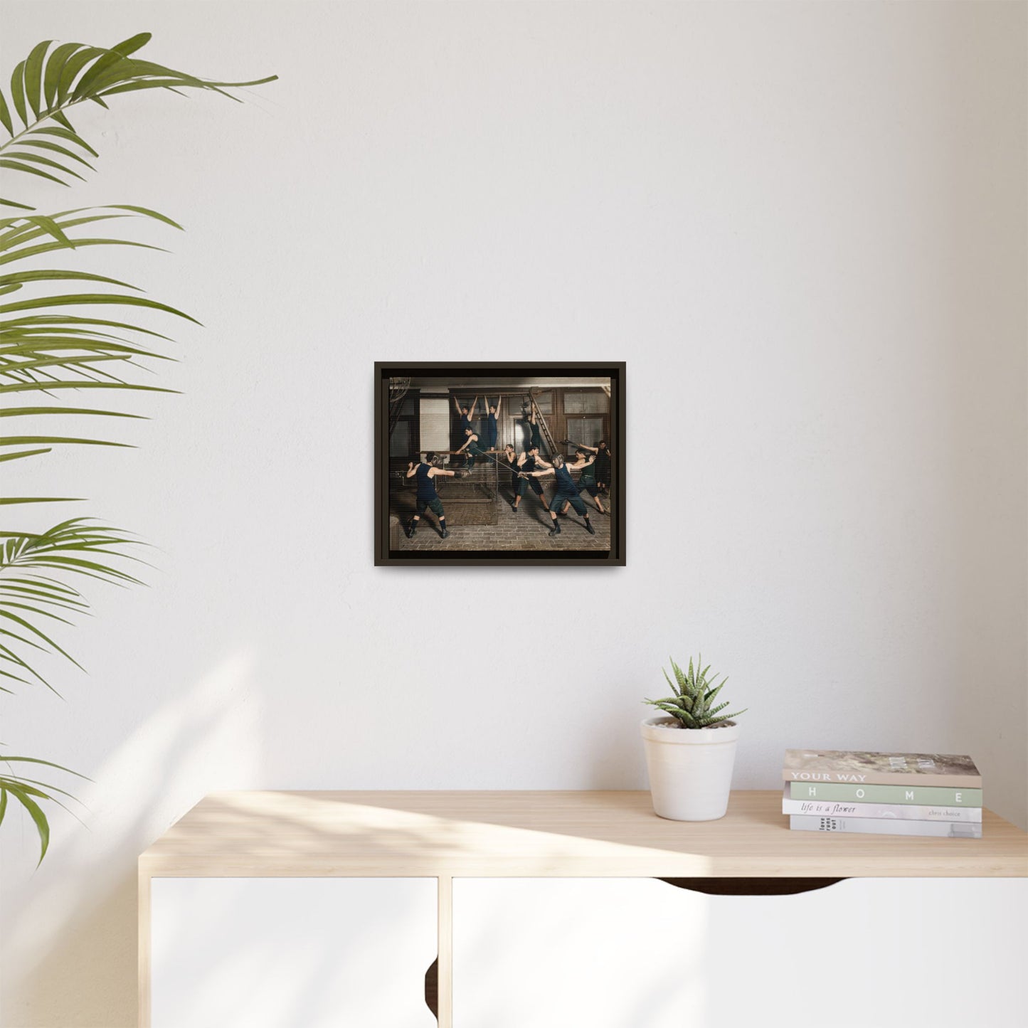 athlétisme 038 | Framed Vintage Photo - Matte Canvas