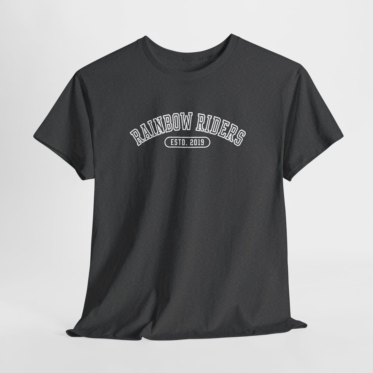 Rainbow Riders Collegiate T-Shirt | Est. 2019 LGBTQ+ Pride Tee