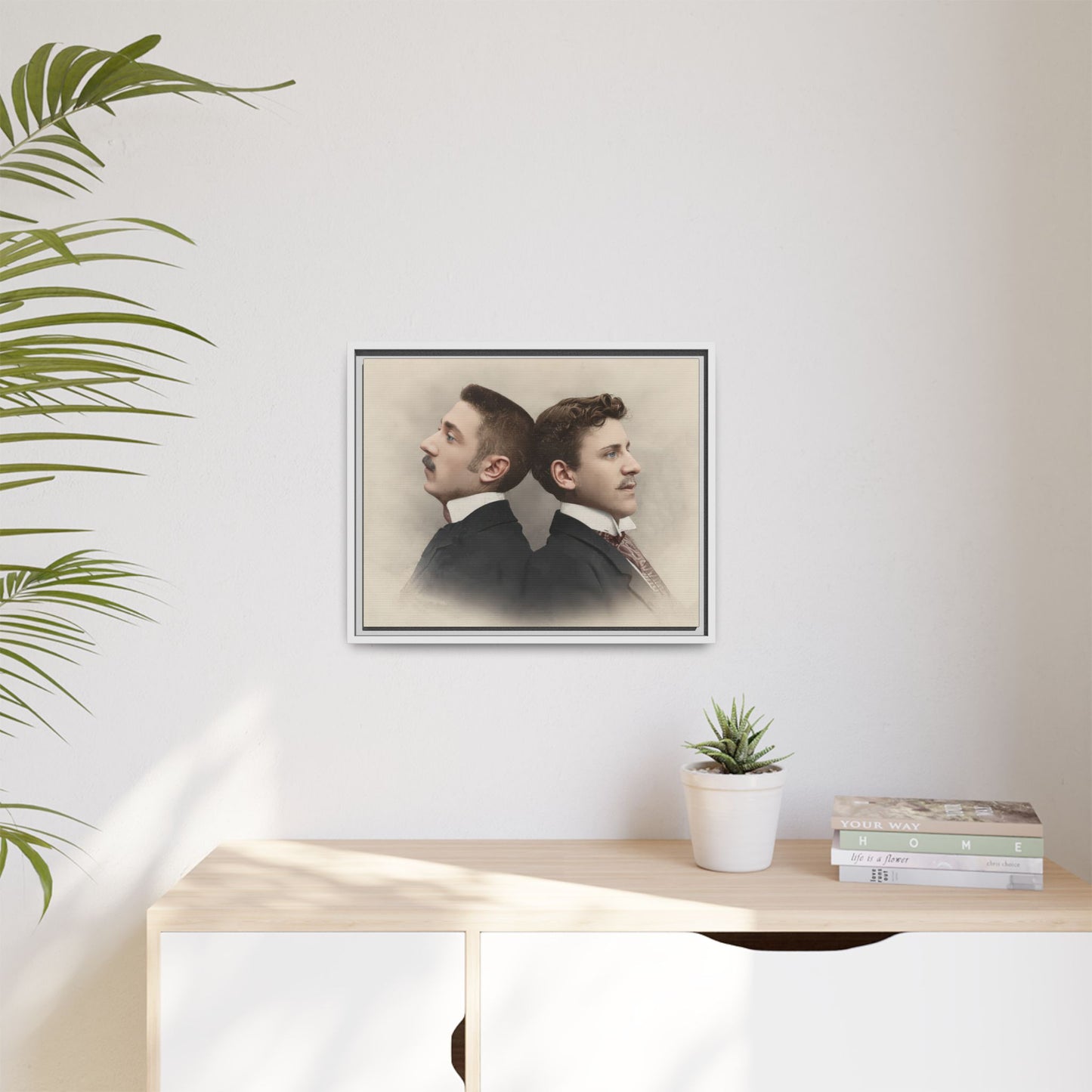 paire 030 | Framed Vintage Photo - Matte Canvas
