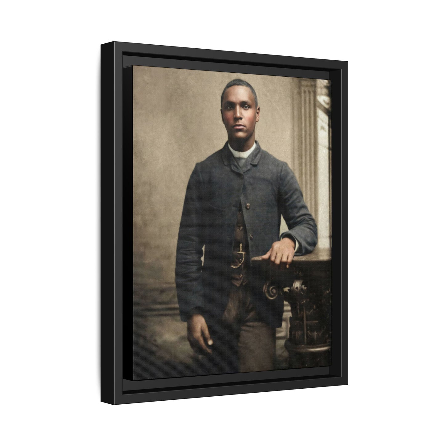 celibataire 036 | Framed Vintage Photo - Matte Canvas