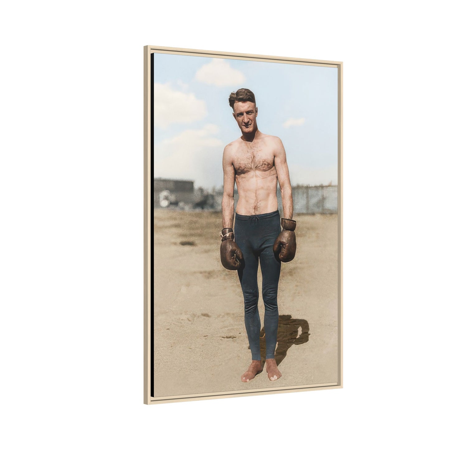 Copy of athlétisme 039 | Framed Vintage Photo - Matte Canvas