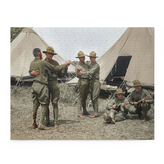 Men Dancing at Camp Jigsaw Puzzle | LGBTQ+ Heritage | hommes 006