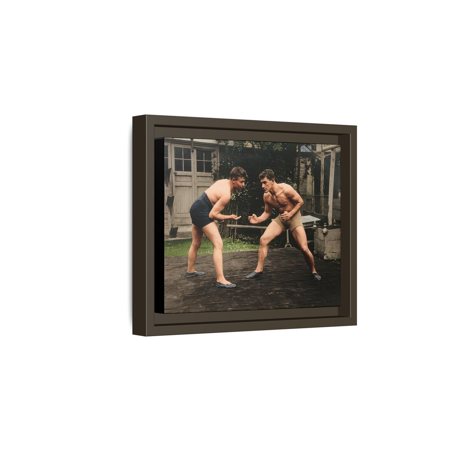 athlétisme 033 | Framed Vintage Photo - Matte Canvas