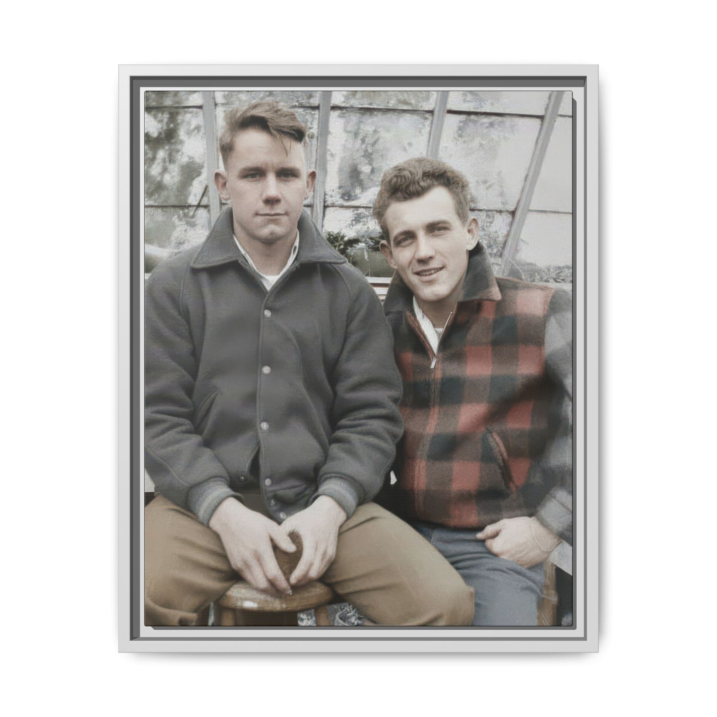 paire 104 | Framed Vintage Photo - Matte Canvas