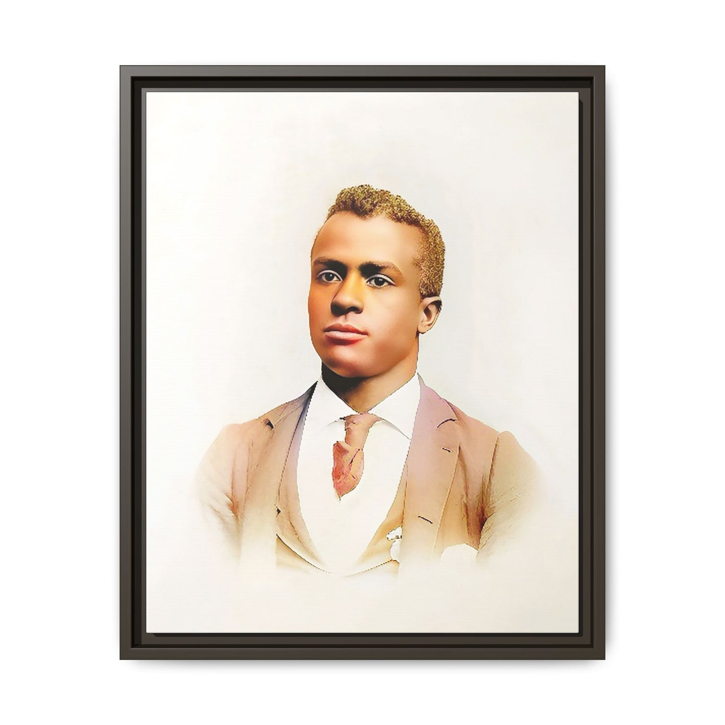 celibataire 027 | Framed Vintage Photo - Matte Canvas