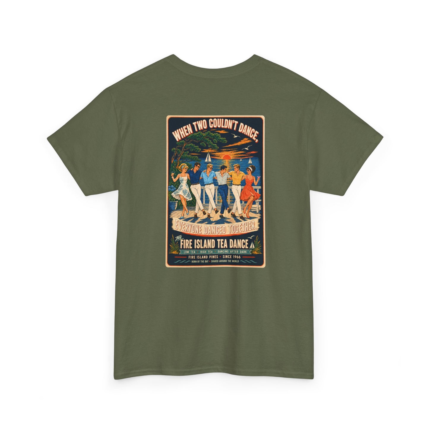 Fire Island Tea Dance ’66 T-Shirt | LGBTQ+ Nightlife History Tee
