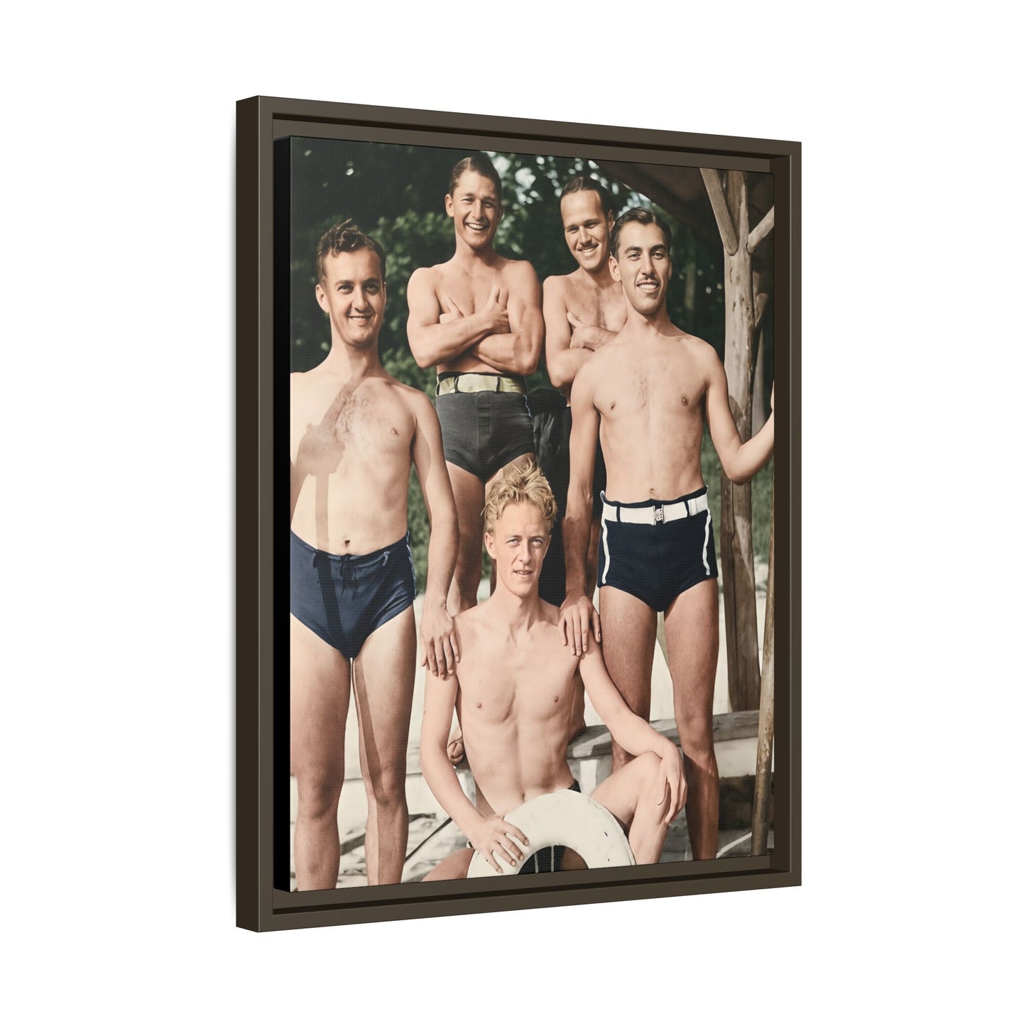nager 041 | Framed Vintage Photo - Matte Canvas