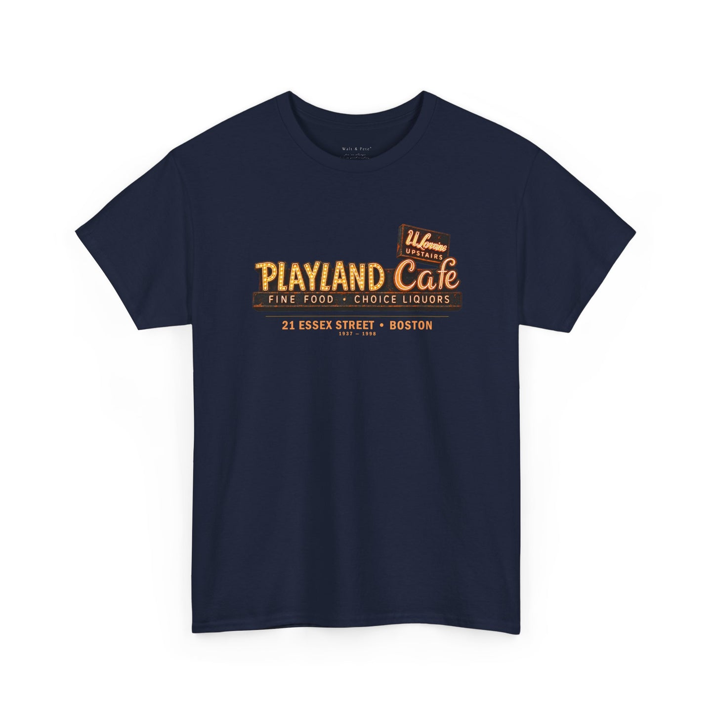 Playland Café Boston 1937–1998 Graphic T-Shirt | Historic LGBTQ Bar Tribute Tee