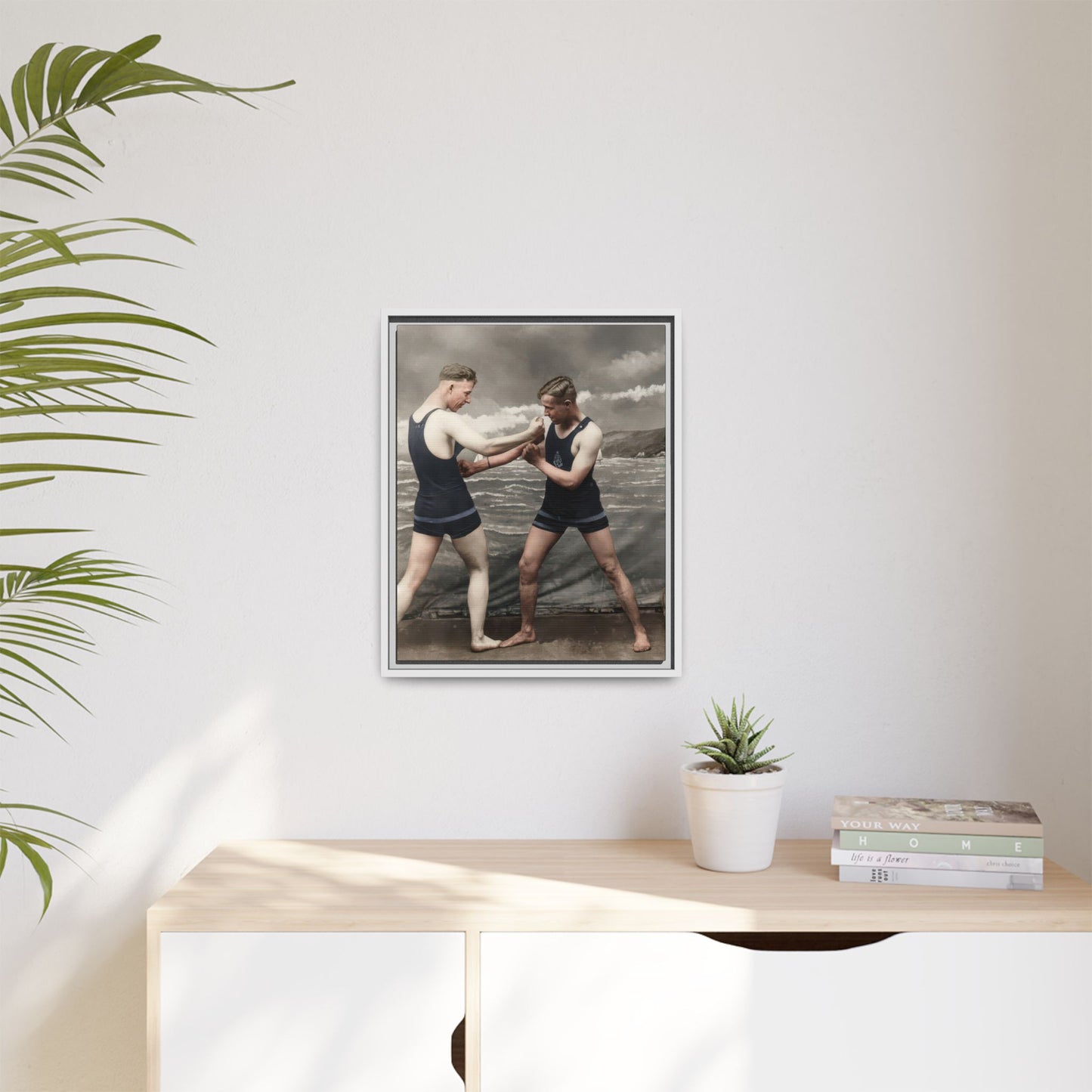 nager 048 | Framed Vintage Photo - Matte Canvas