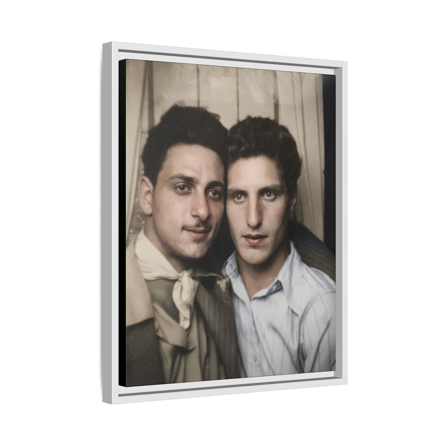 paire 029 | Framed Vintage Photo - Matte Canvas