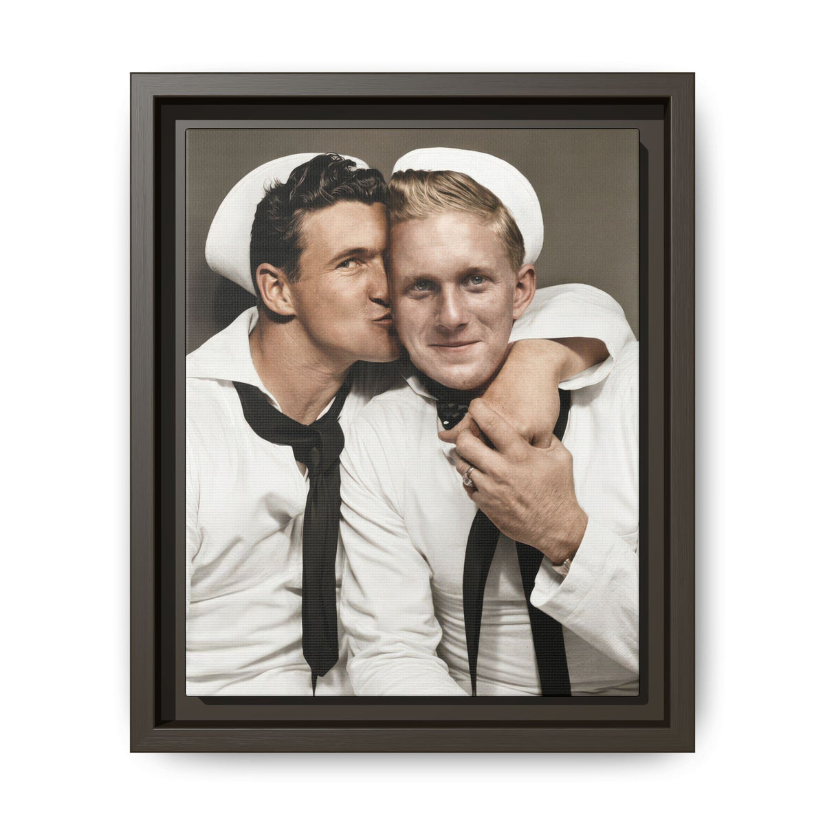 paire 156 | Framed Vintage Photo - Matte Canvas