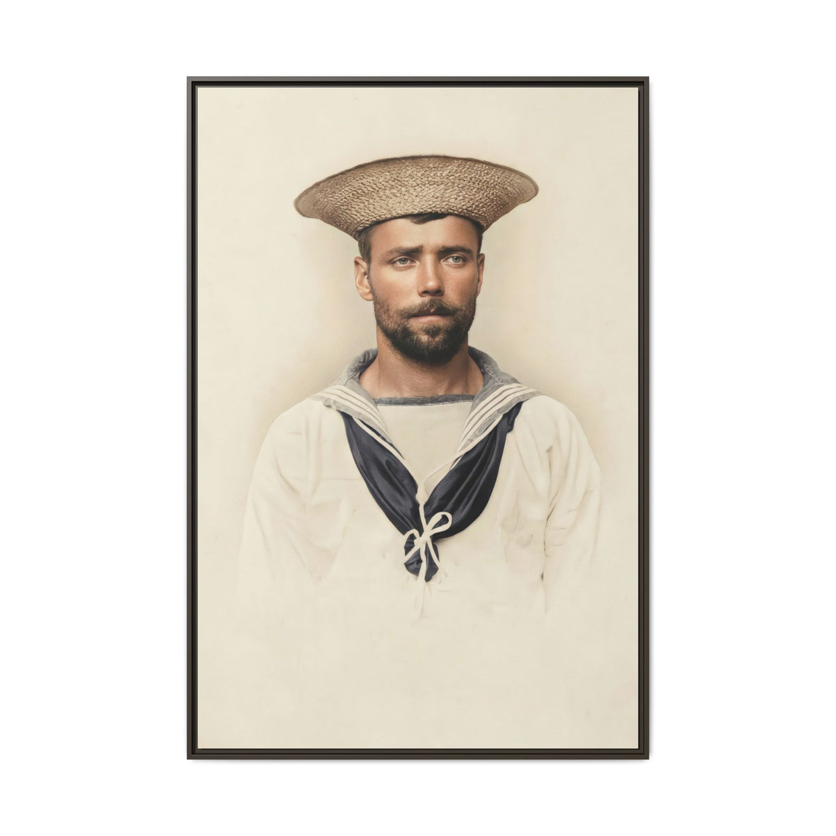 celibataire 020 | Framed Vintage Photo - Matte Canvas