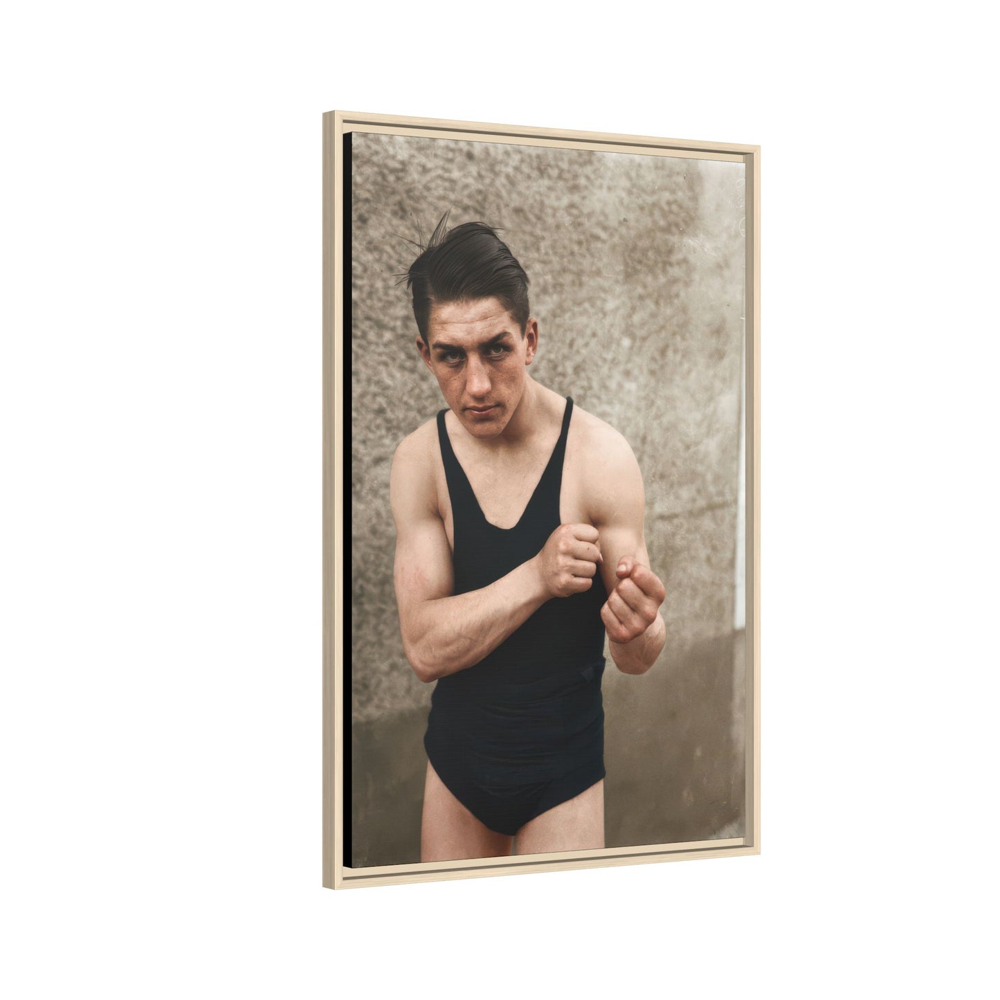 athlétisme 048 | Framed Vintage Photo - Matte Canvas