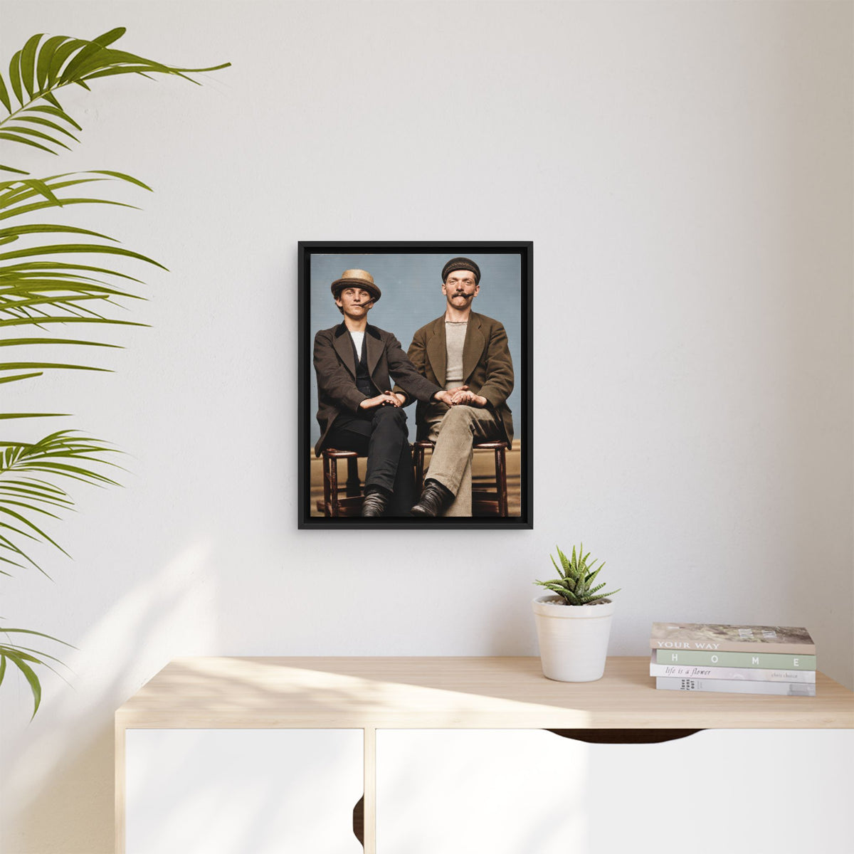 paire 170 | Framed Vintage Photo - Matte Canvas
