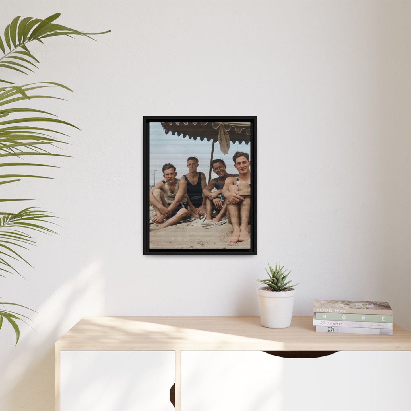 nager 029 | Framed Vintage Photo - Matte Canvas