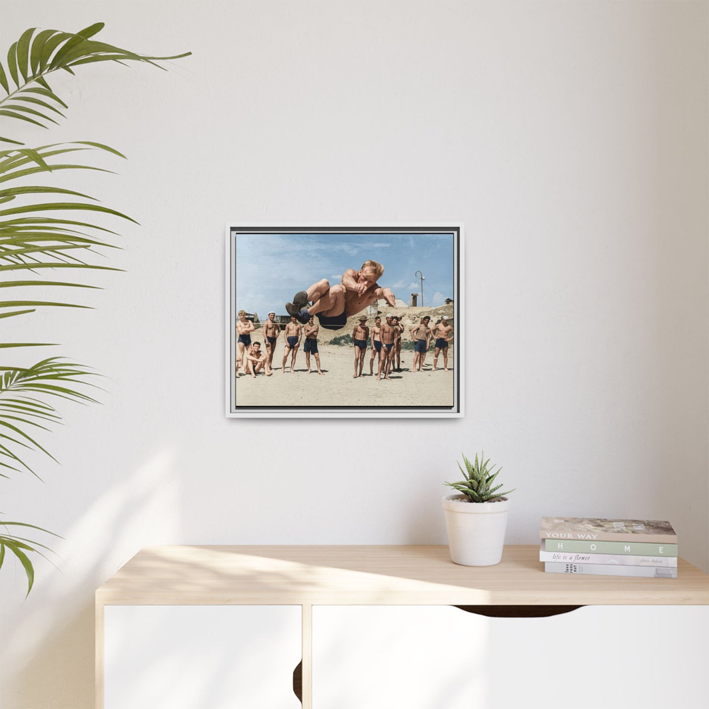 nager 039 | Framed Vintage Photo - Matte Canvas