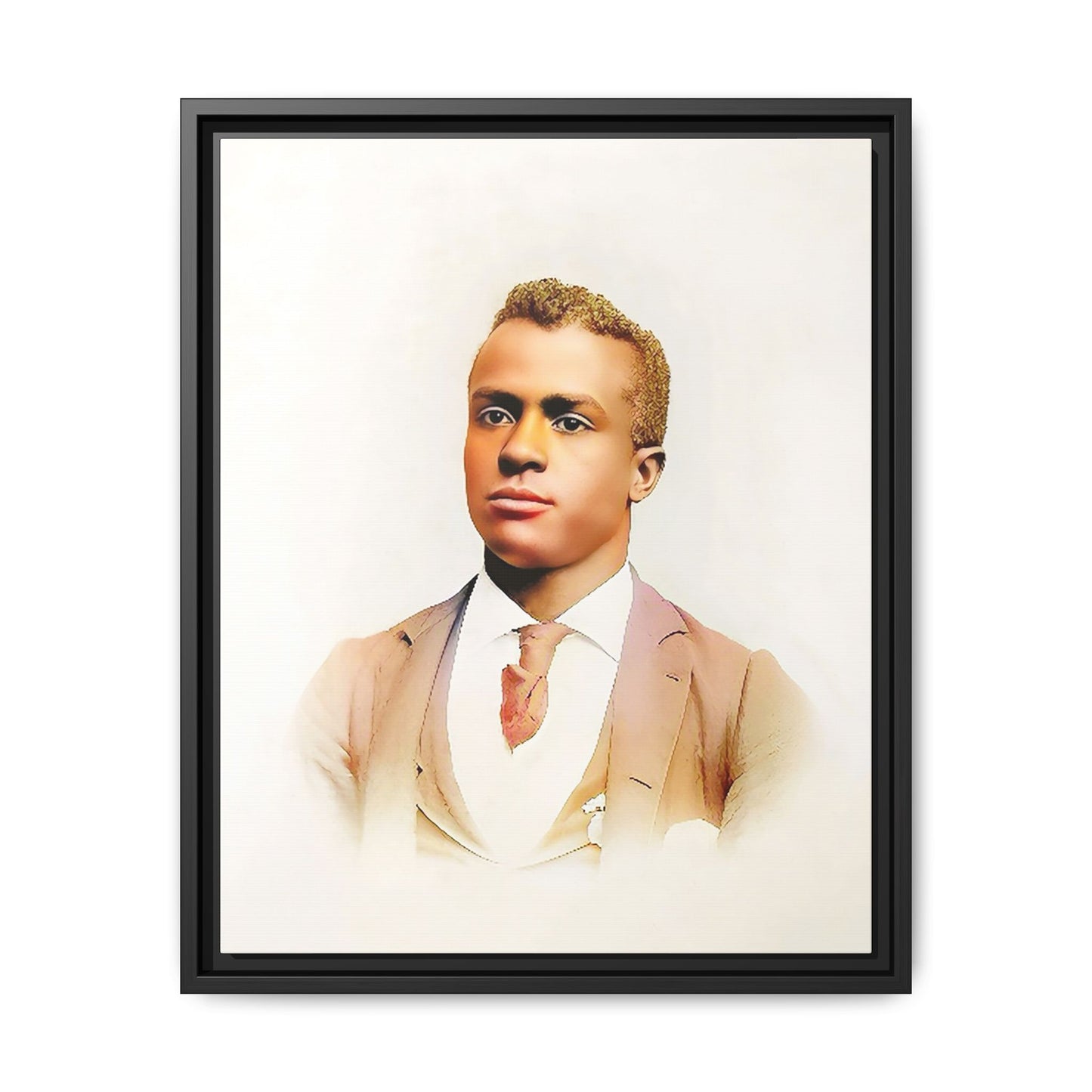 celibataire 027 | Framed Vintage Photo - Matte Canvas