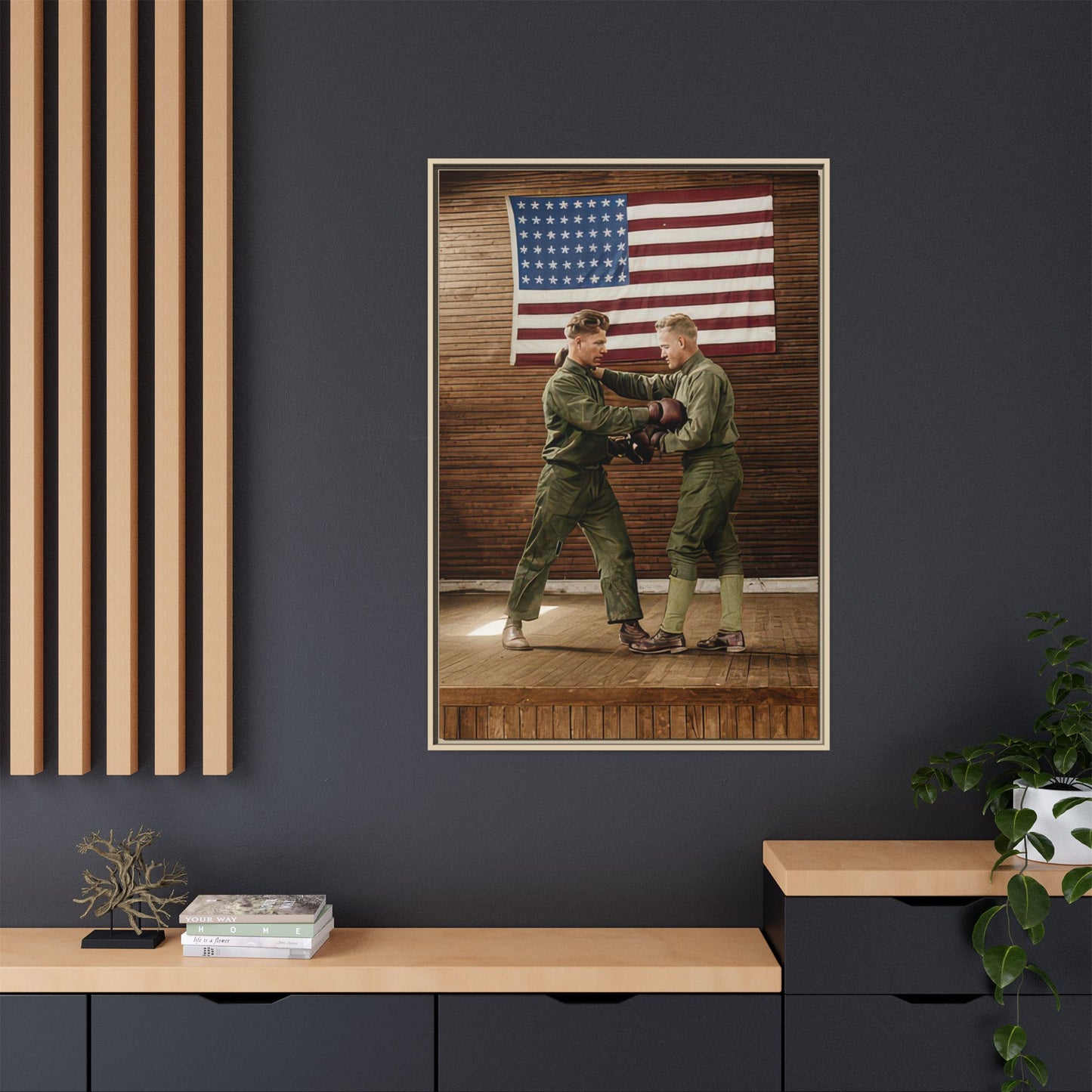 athlétisme 034 | Framed Vintage Photo - Matte Canvas