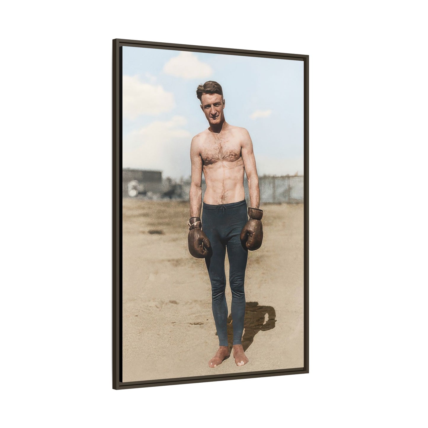 Copy of athlétisme 039 | Framed Vintage Photo - Matte Canvas