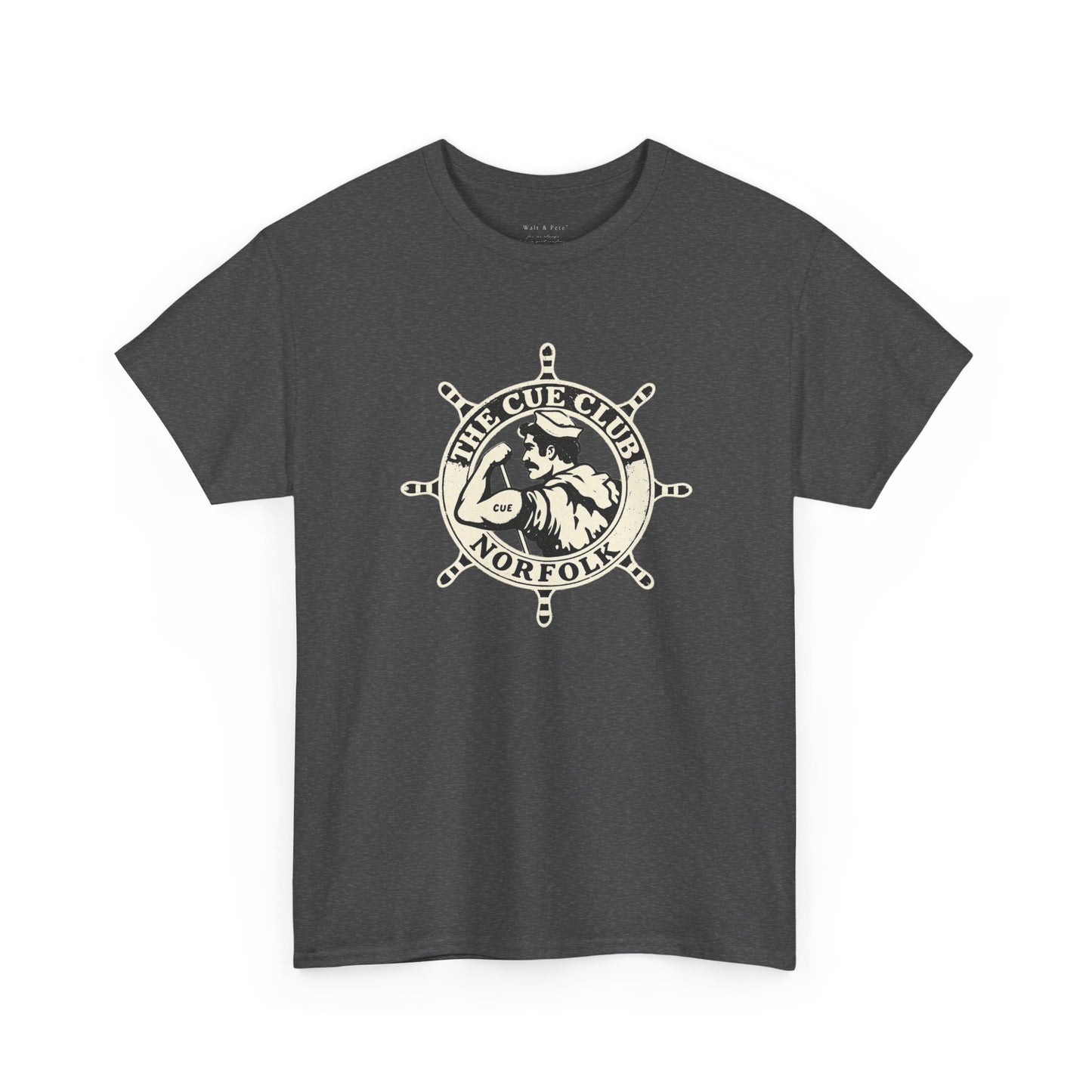 The College Cue Club Norfolk T-Shirt — Vintage 1988 Gay Bar & LGBTQ+ Nightlife History Tee