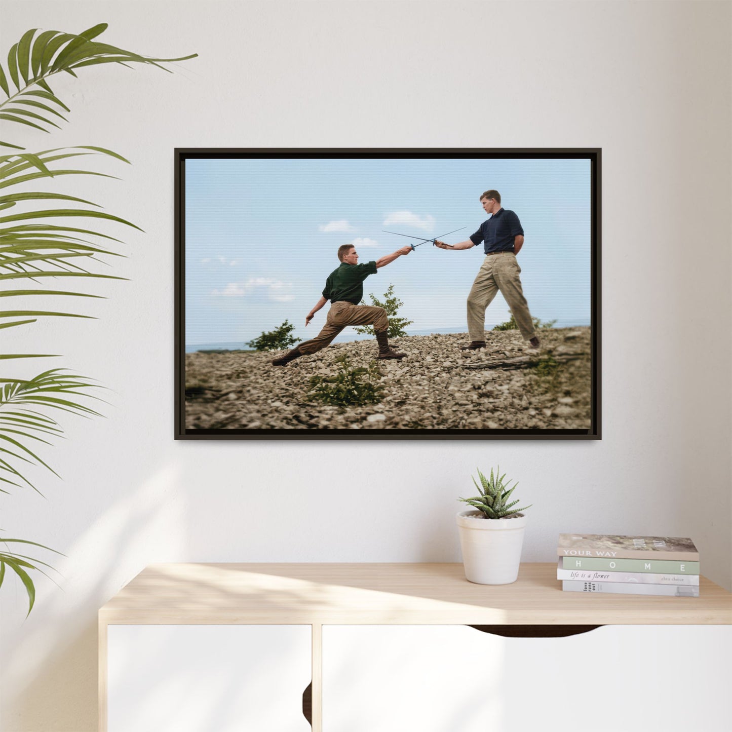 athlétisme 029 | Framed Vintage Photo - Matte Canvas