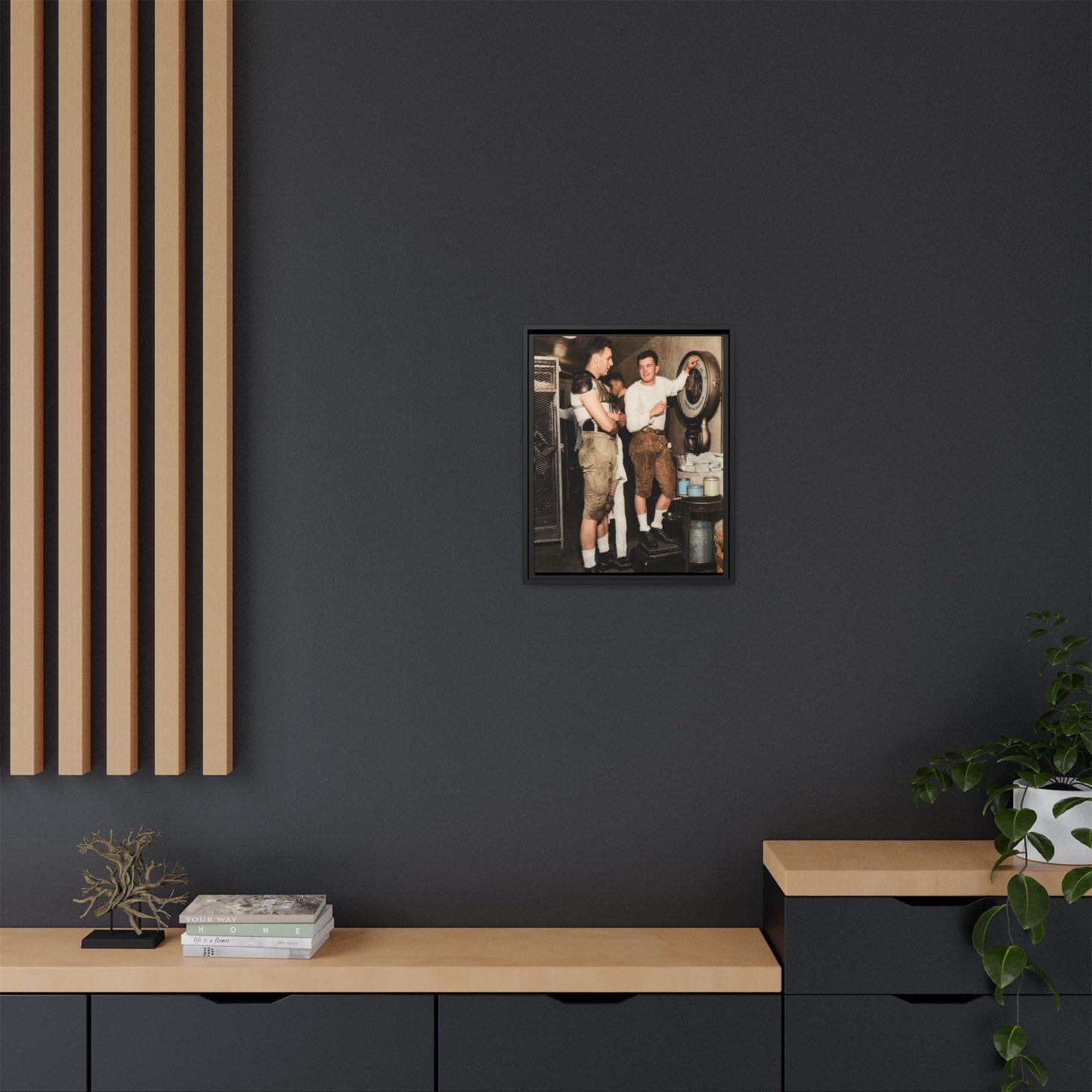 athlétisme 027 | Framed Vintage Photo - Matte Canvas