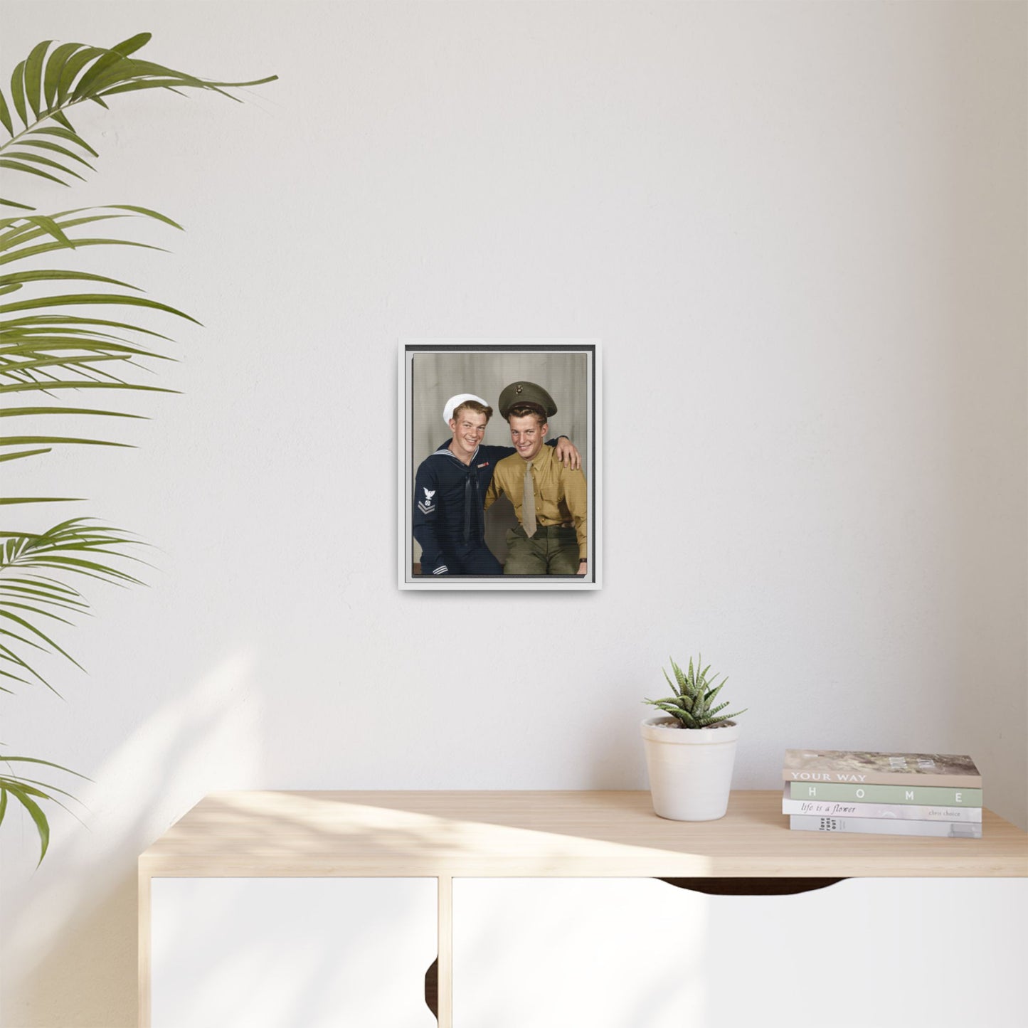 paire 132 | Framed Vintage Photo - Matte Canvas