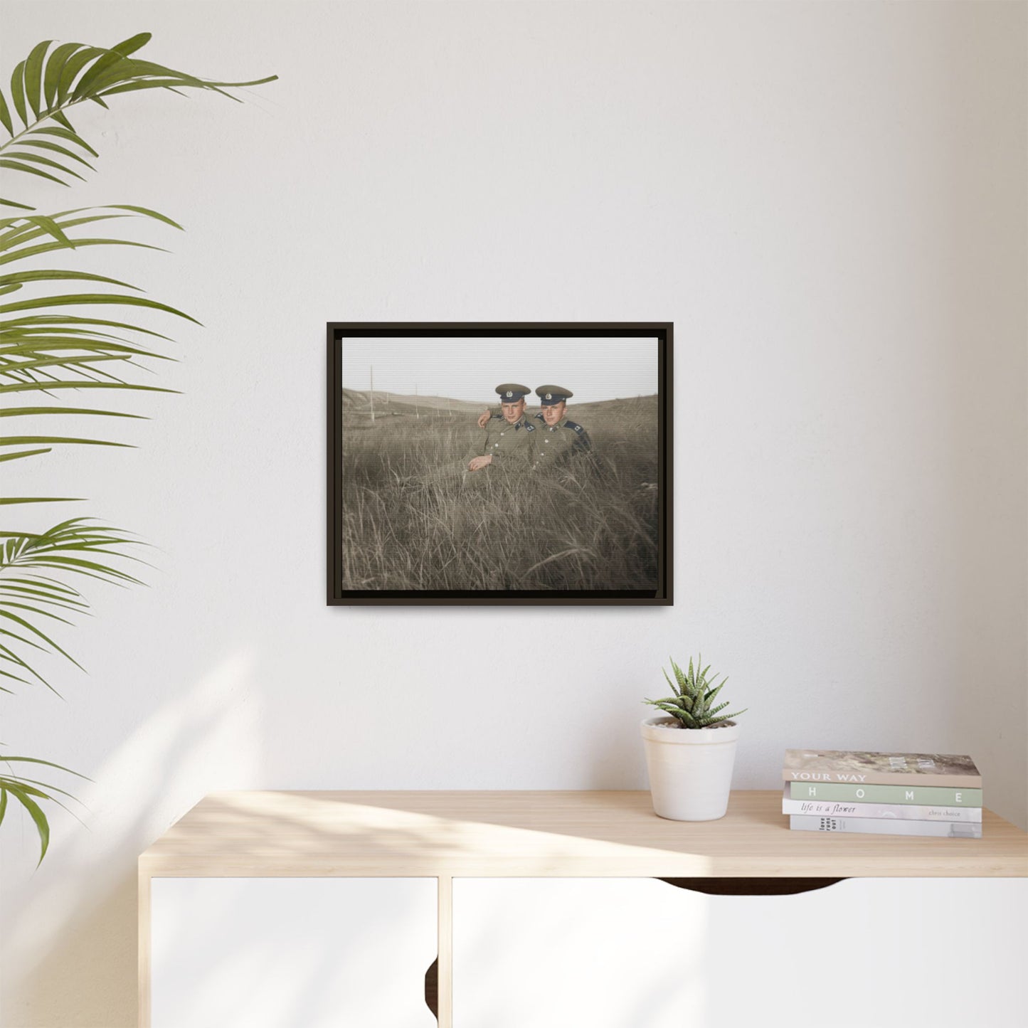 paire 082 | Framed Vintage Photo - Matte Canvas