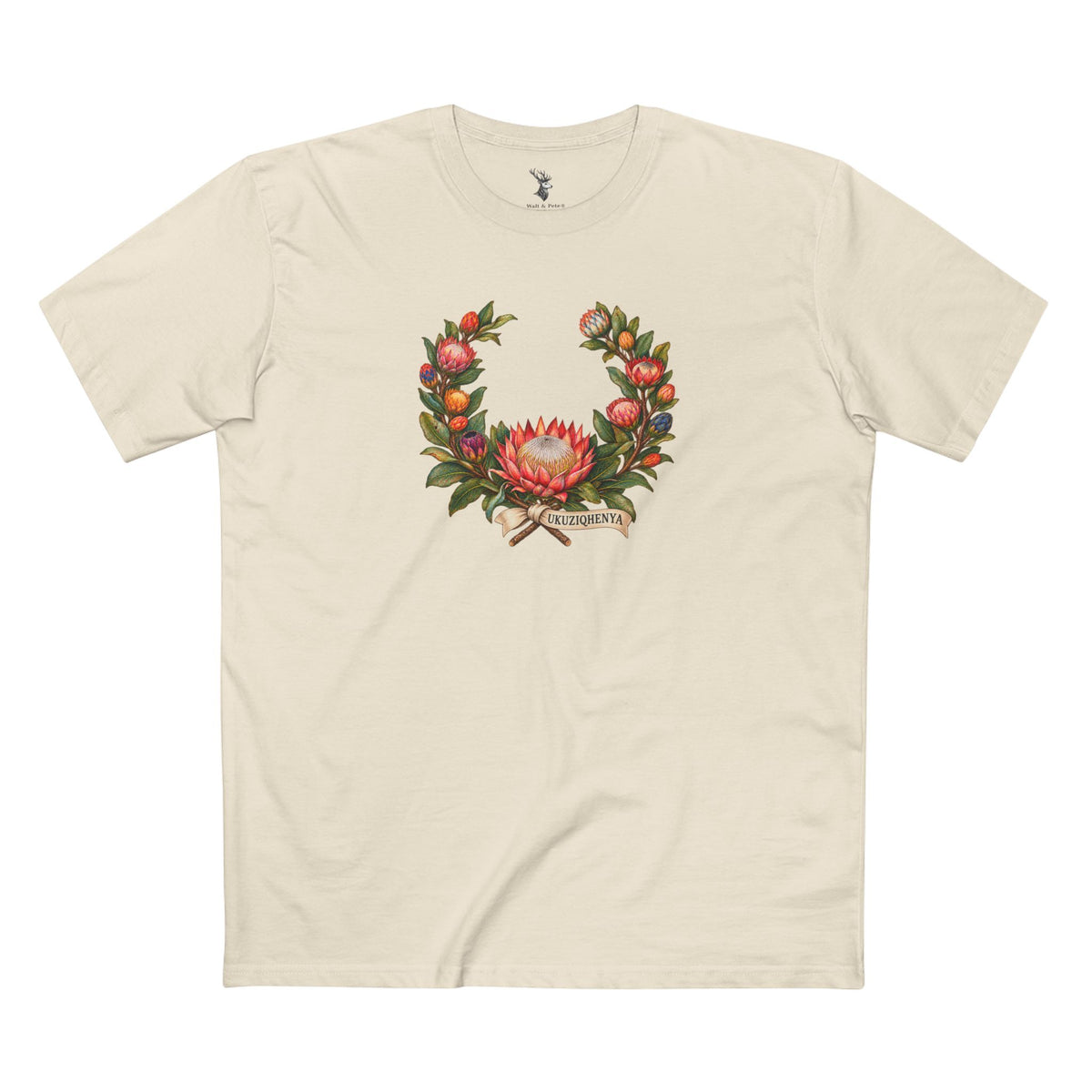 Ukuziqhenya King Protea Pride T-Shirt | South African Botanical LGBTQ+ Tee