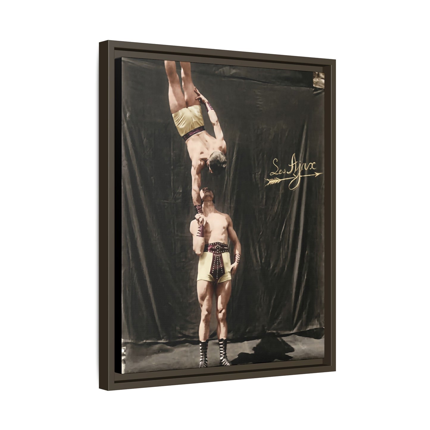athlétisme 016 | Framed Vintage Photo - Matte Canvas