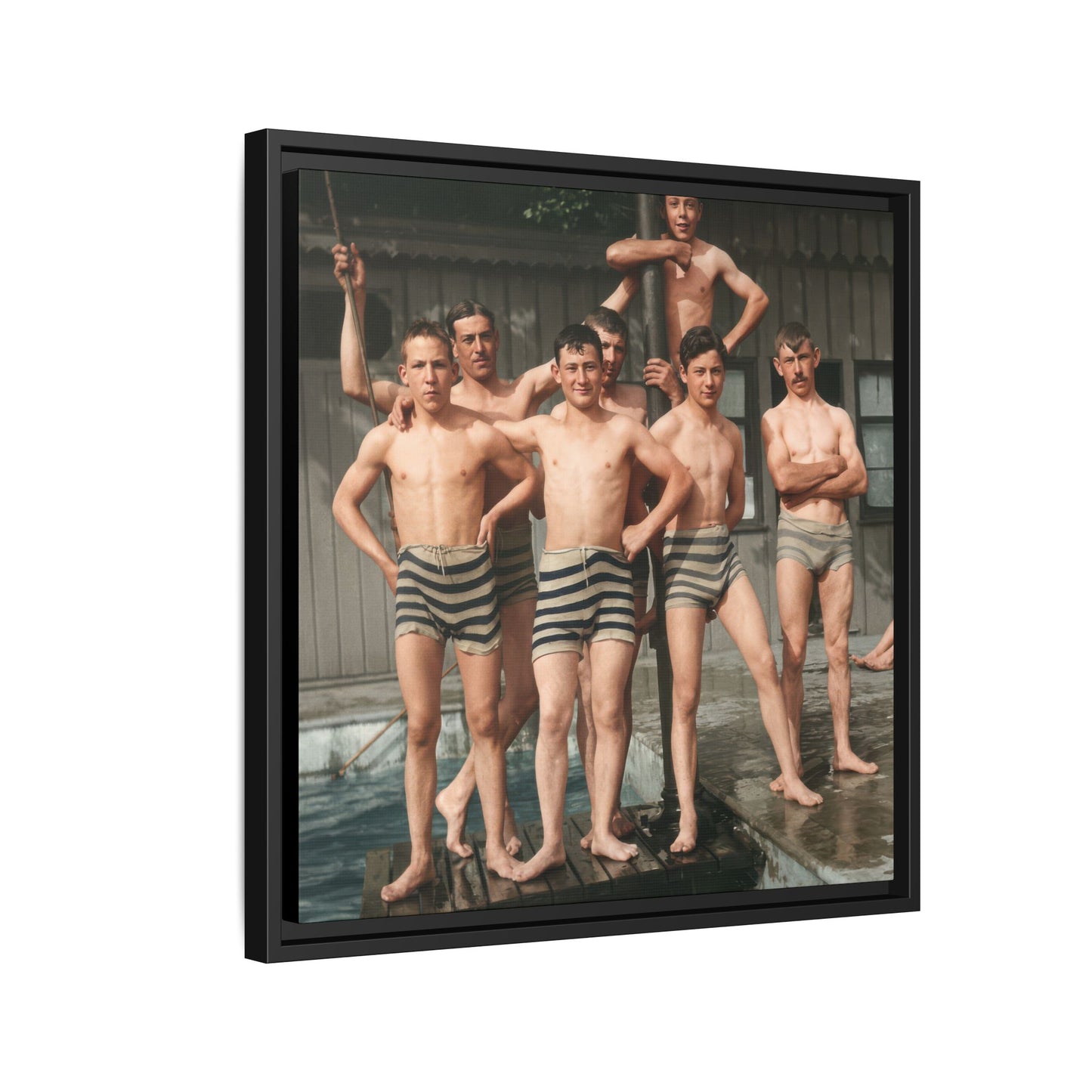 nager 010 | Framed Vintage Photo - Matte Canvas