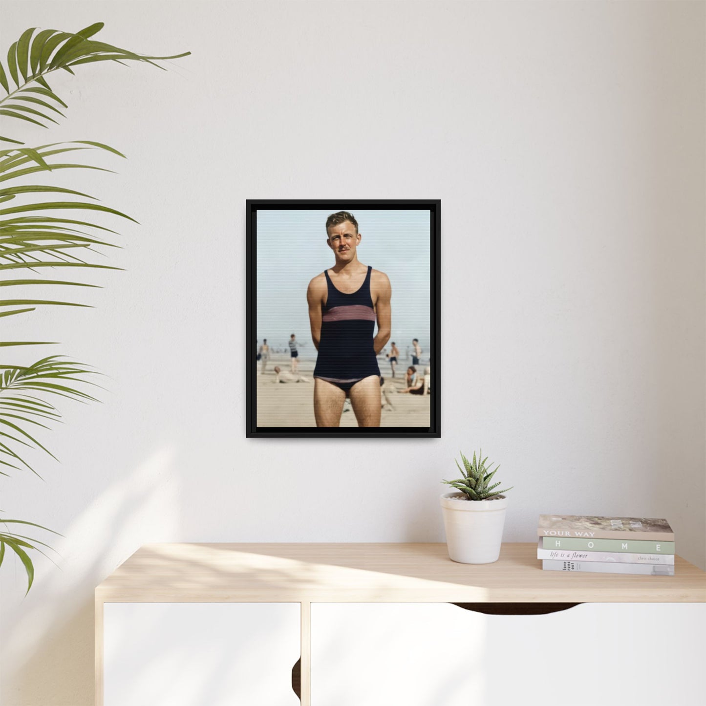 nager 023 | Framed Vintage Photo - Matte Canvas