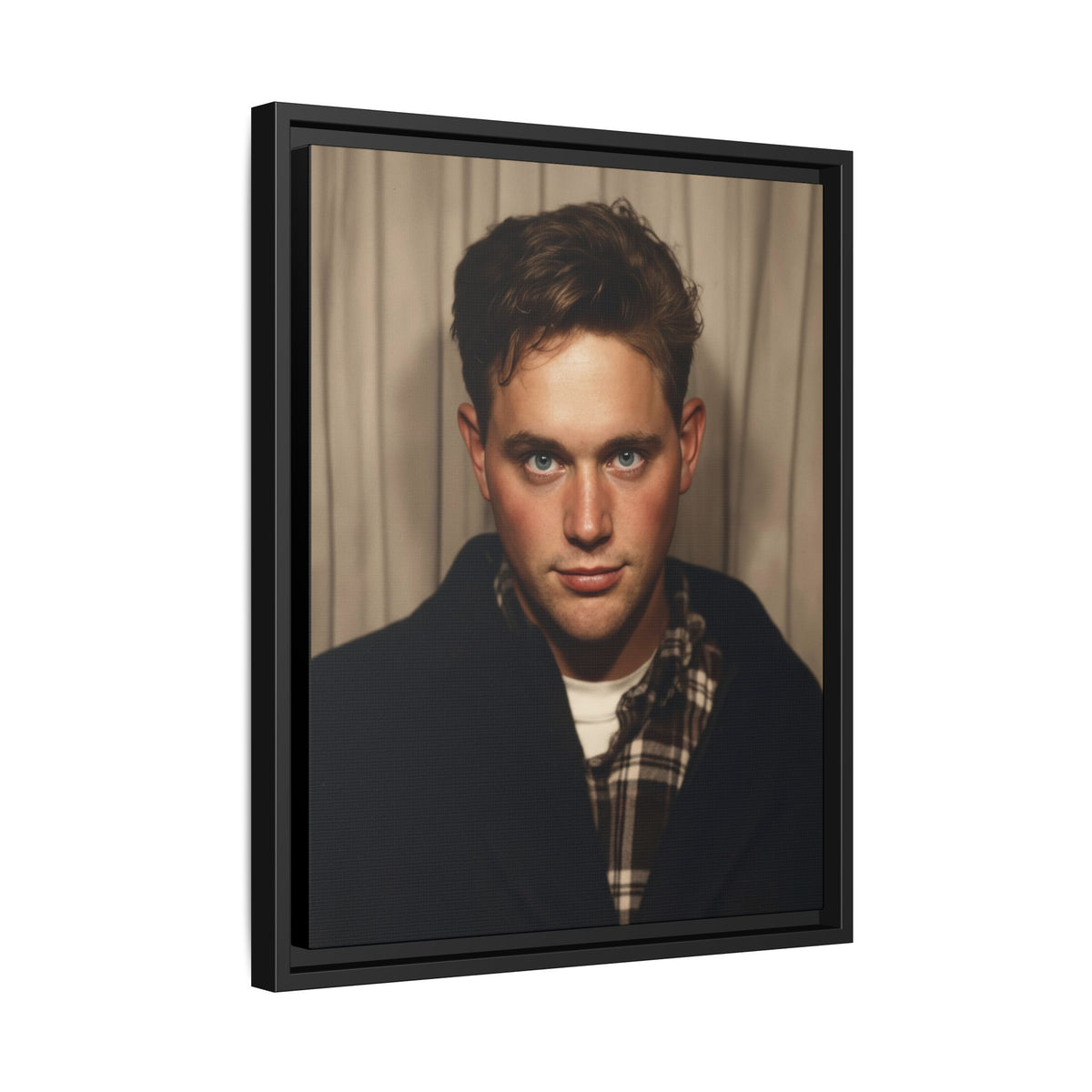 celibataire 001 | Framed Vintage Photo - Matte Canvas