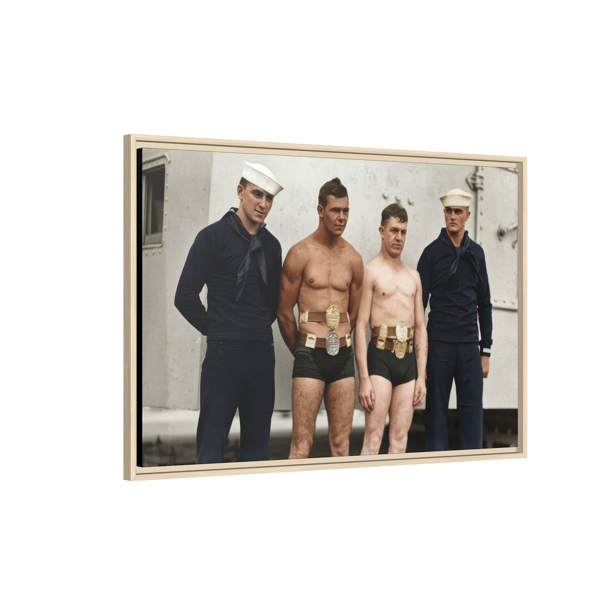athlétisme 049 | Framed Vintage Photo - Matte Canvas