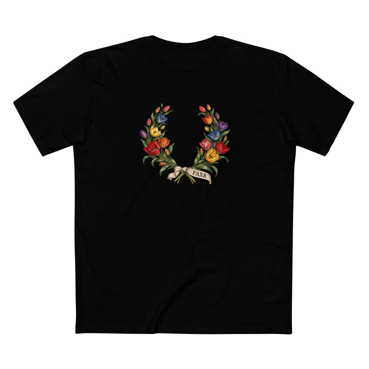 Uzbek Wild Tulip Faxr Pride Laurel Wreath T-Shirt — Becoming