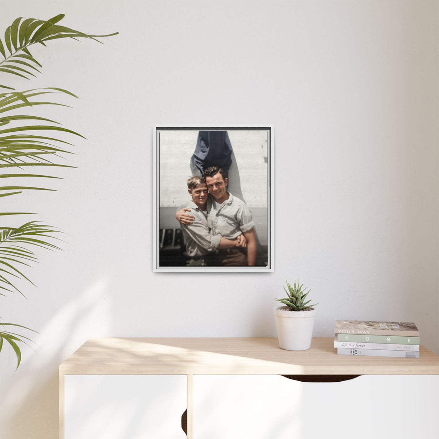 paire 136 | Framed Vintage Photo - Matte Canvas