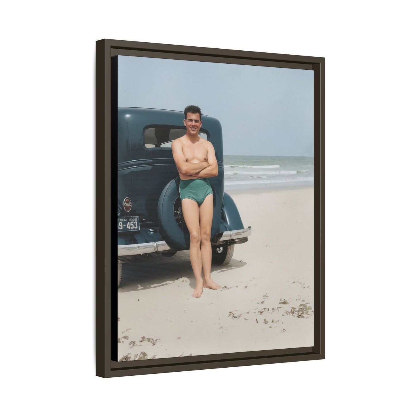 nager 046 | Framed Vintage Photo - Matte Canvas