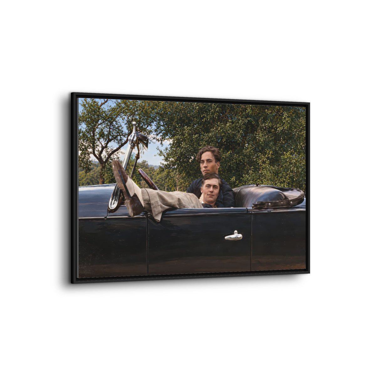 paire 164 | Framed Vintage Photo - Matte Canvas