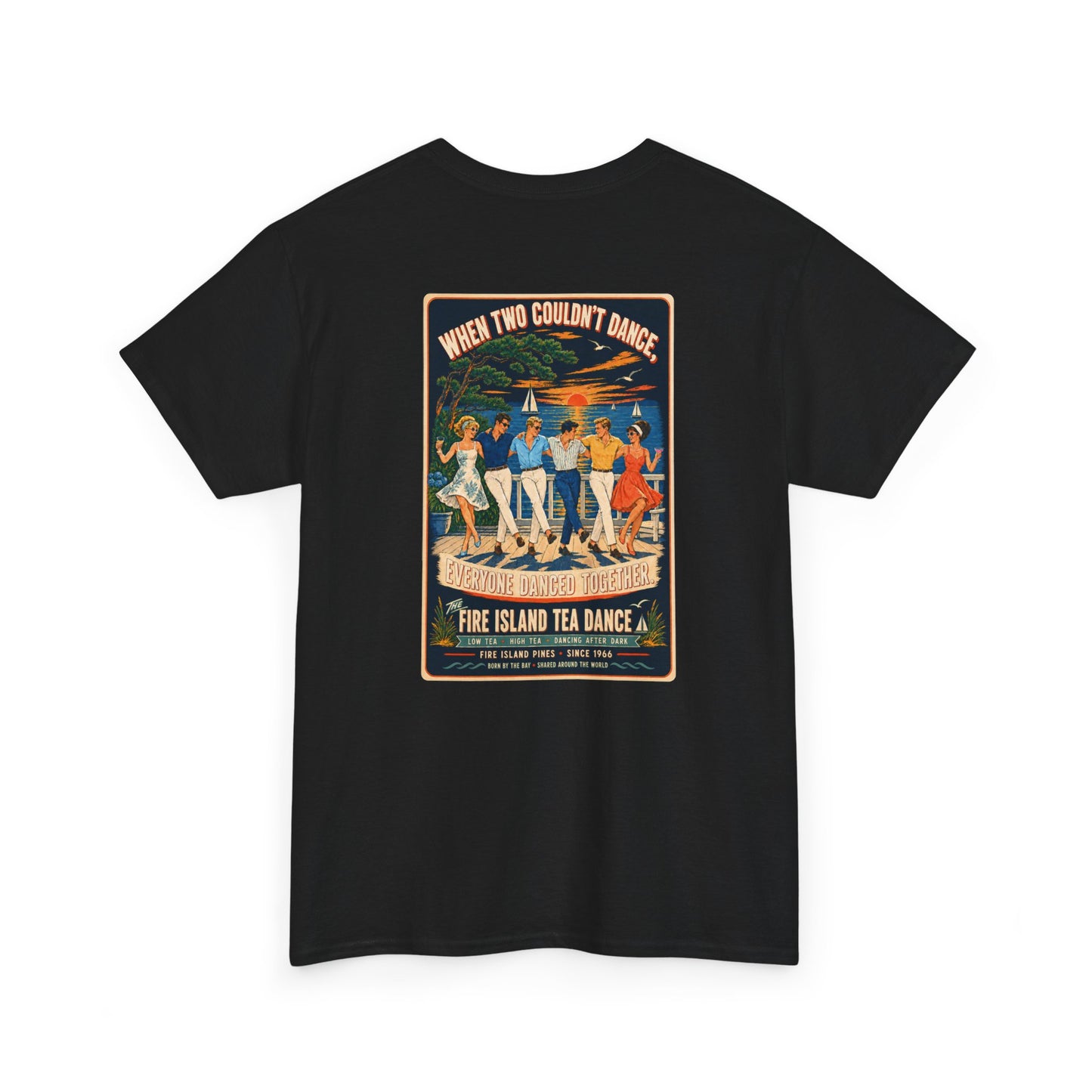 Fire Island Tea Dance ’66 T-Shirt | LGBTQ+ Nightlife History Tee