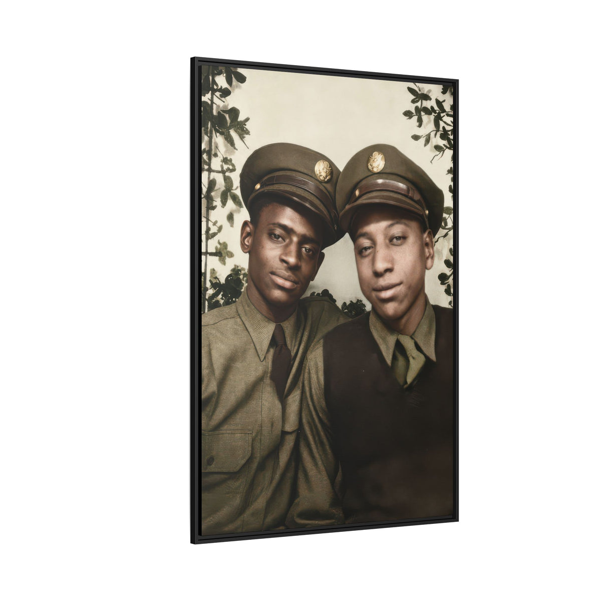 paire 152 | Framed Vintage Photo - Matte Canvas