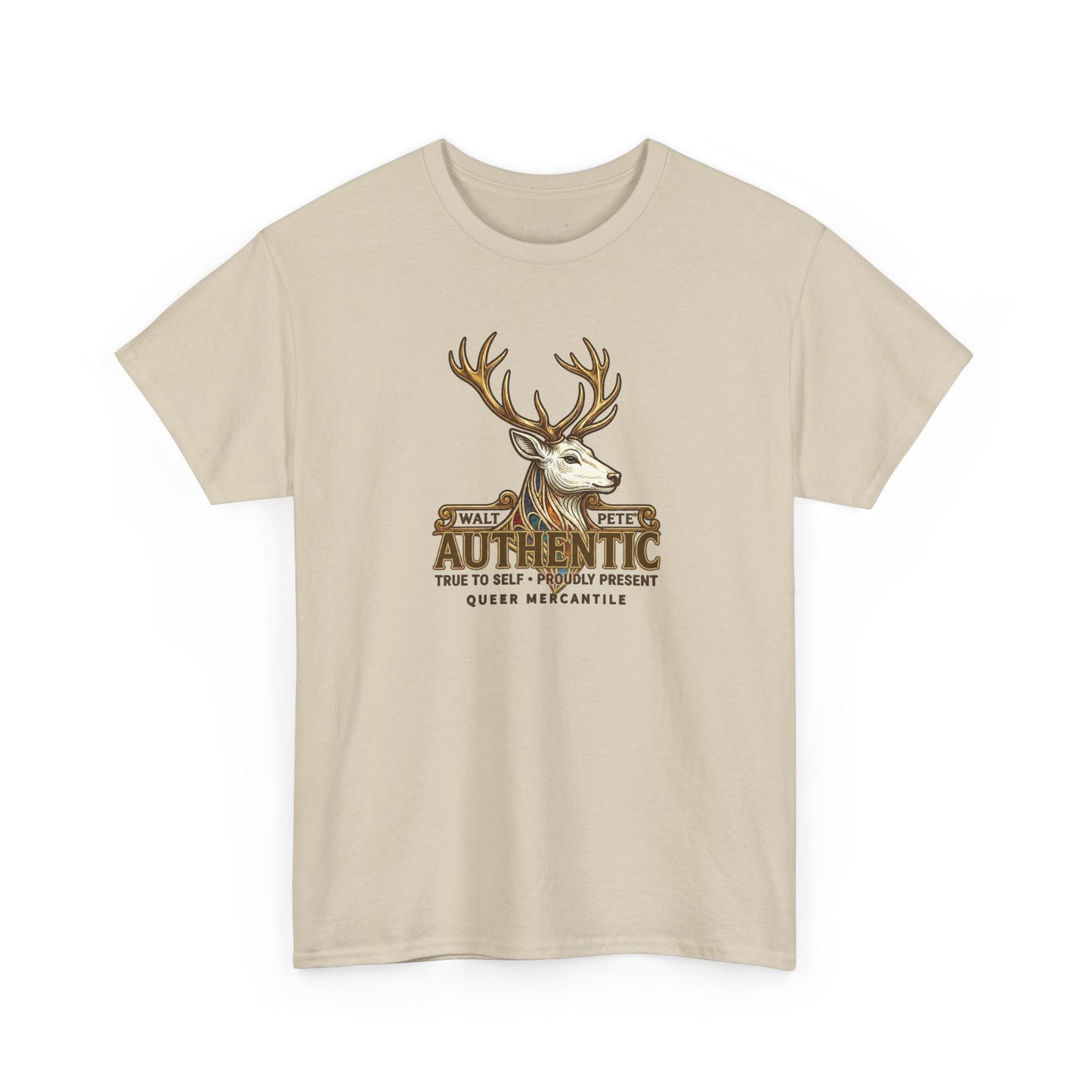 Authentic Pride T-Shirt | True To Self & Proudly Present LGBTQ Identity Graphic Tee
