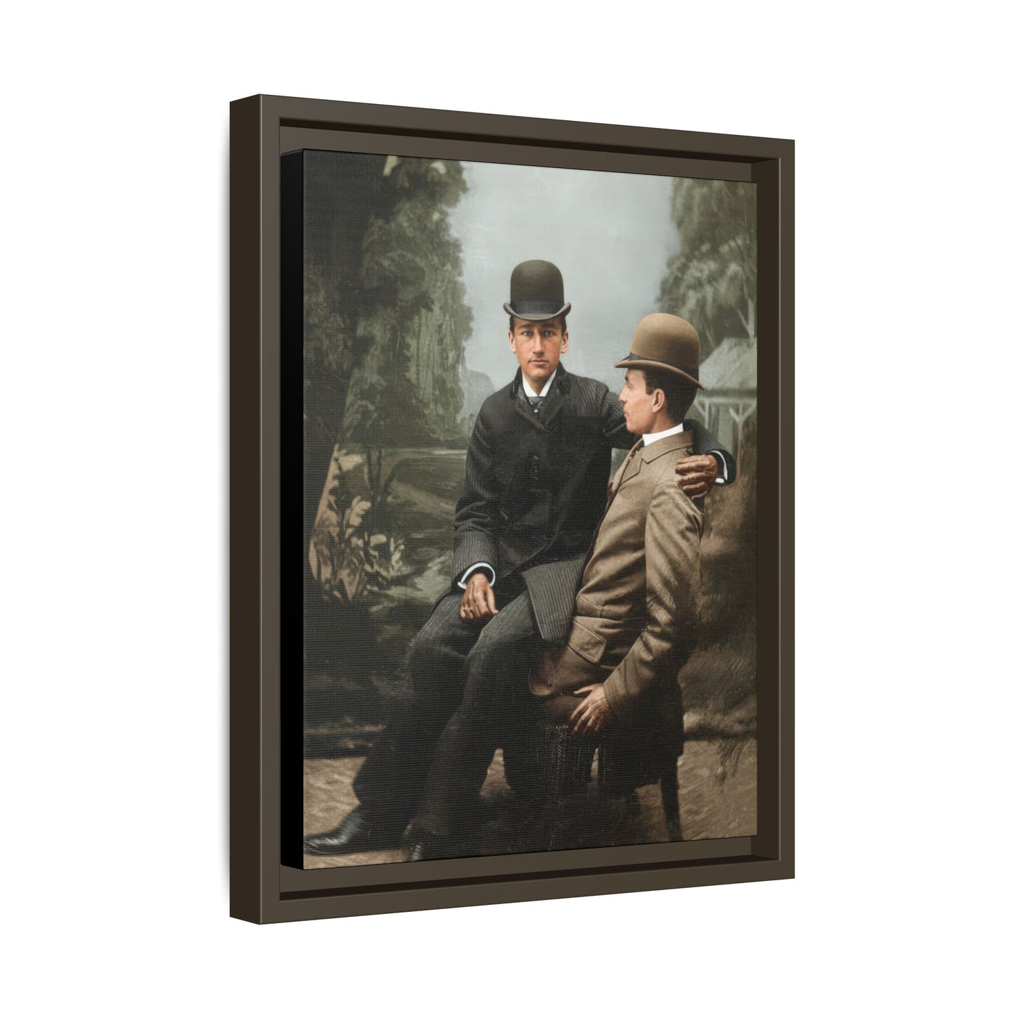paire 027 | Framed Vintage Photo - Matte Canvas