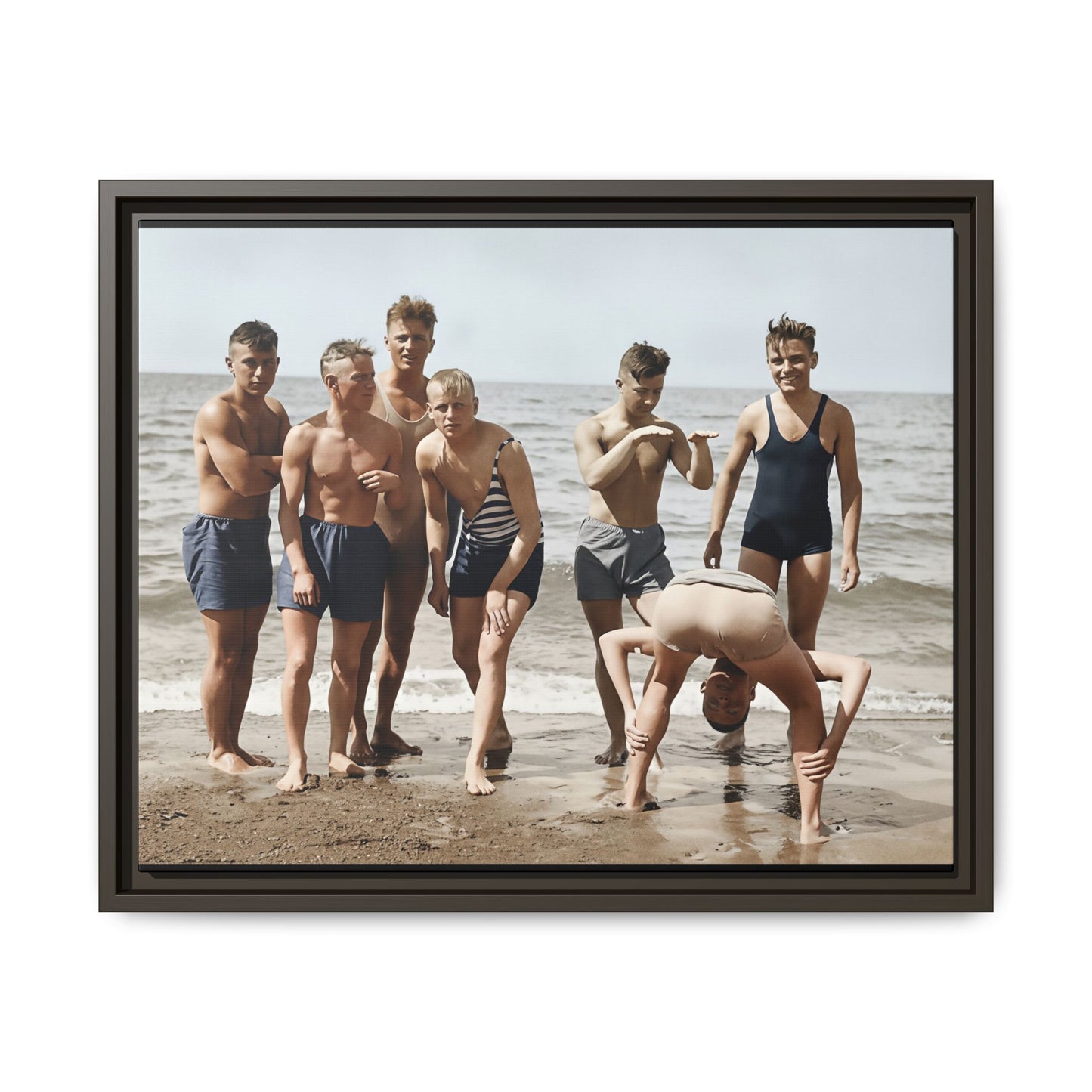 nager 045 | Framed Vintage Photo - Matte Canvas