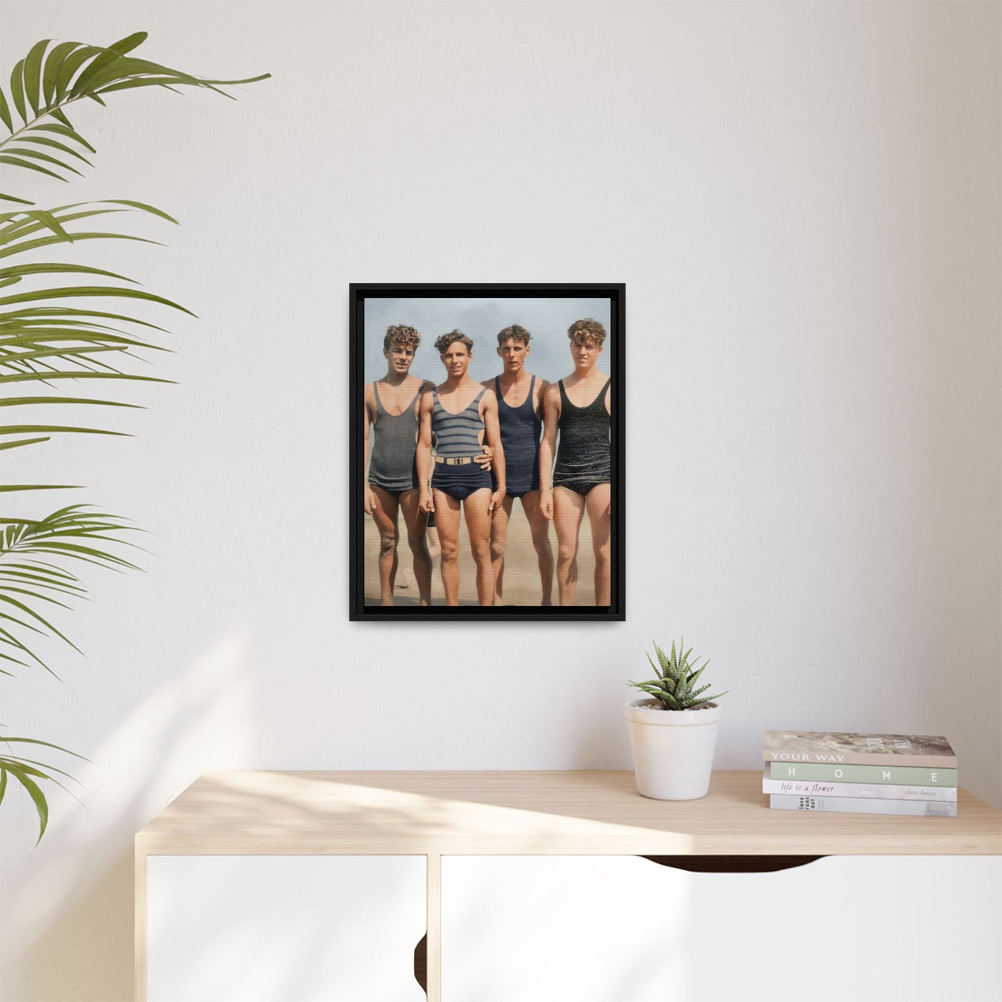 nager 018 | Framed Vintage Photo - Matte Canvas