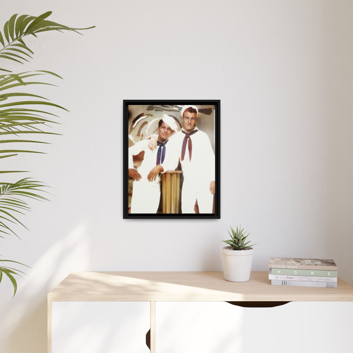 paire 075 | Framed Vintage Photo - Matte Canvas