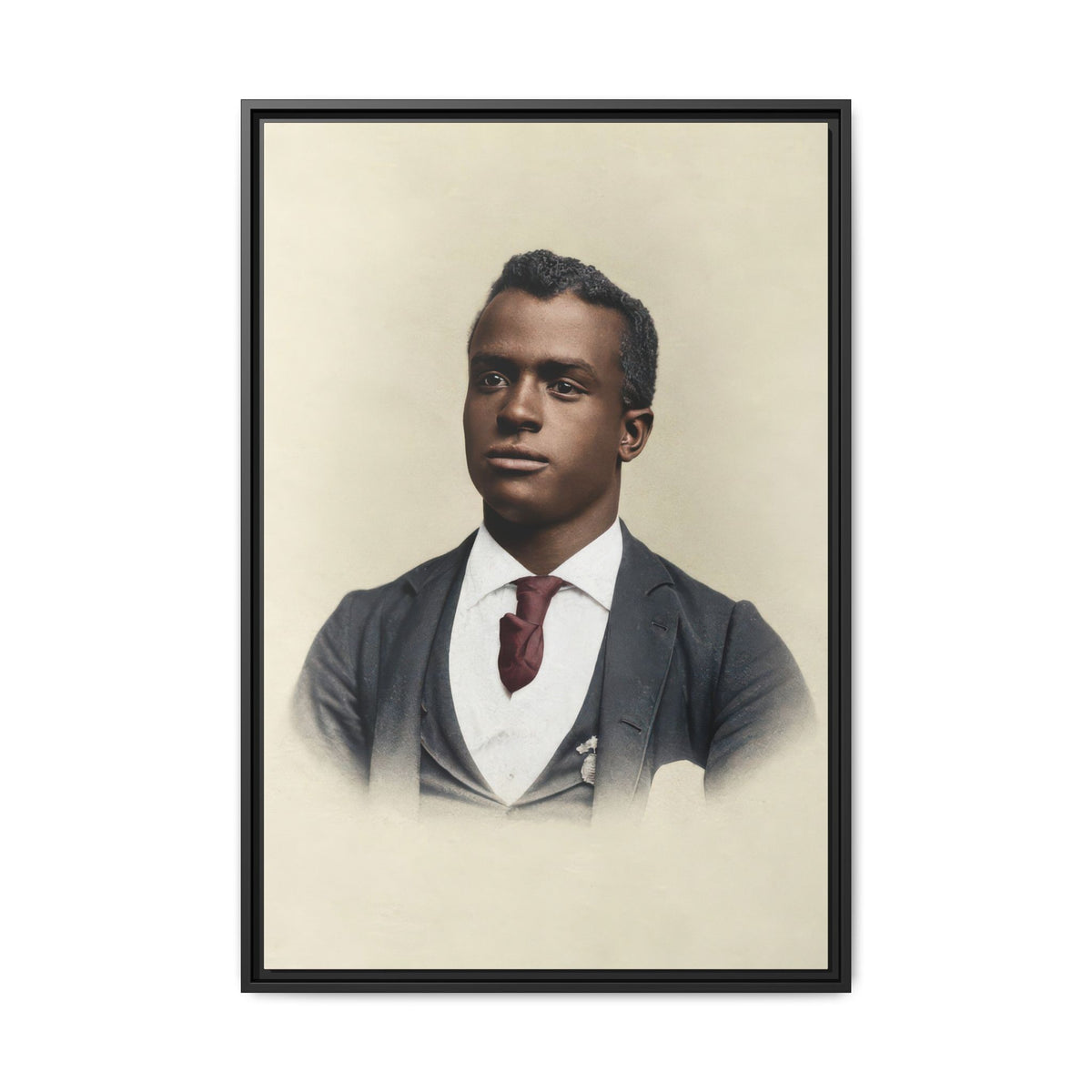 celibataire 027 | Framed Vintage Photo - Matte Canvas